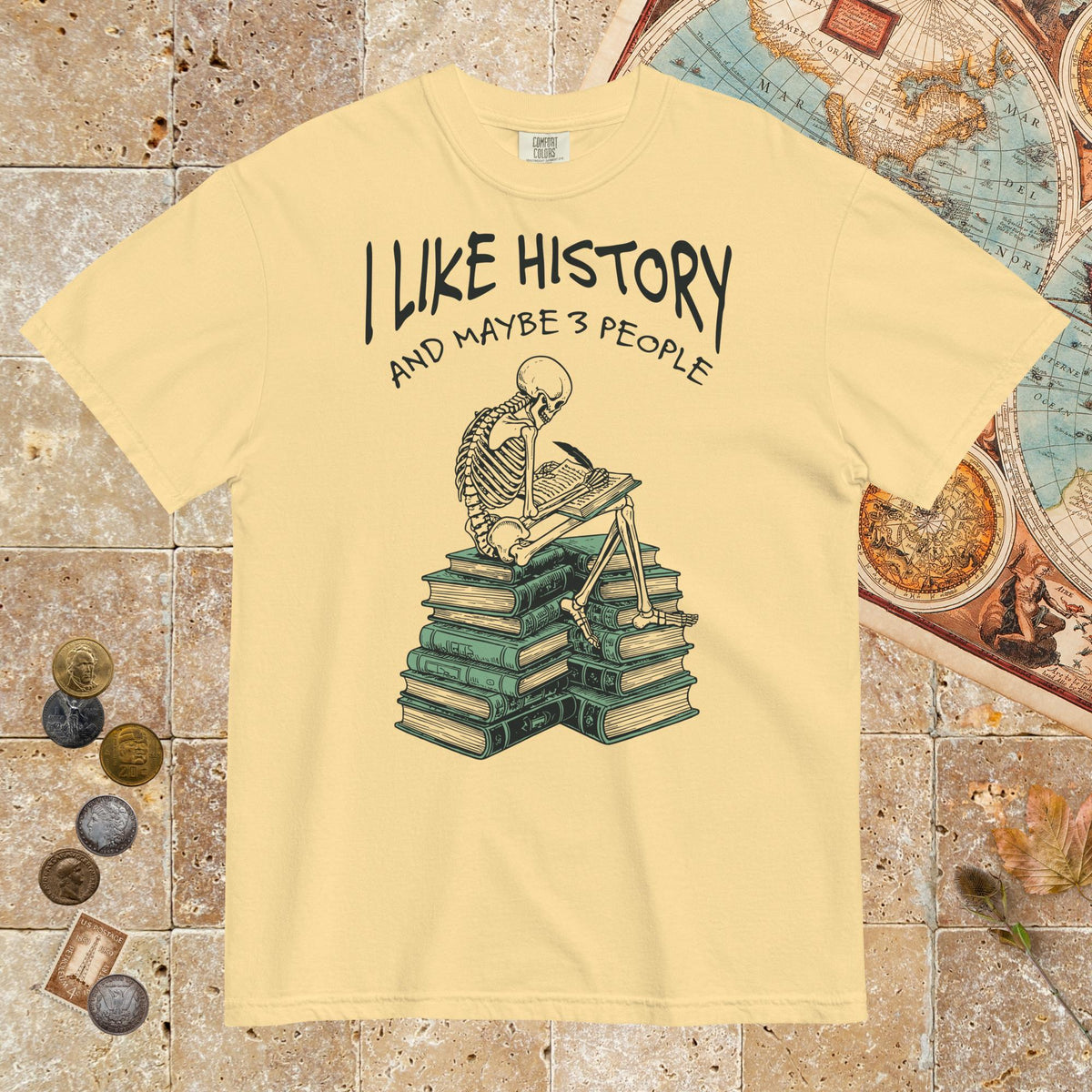 Butter I Like History and Maybe 3 People - Premium Tee - history buff gift by HistoHead