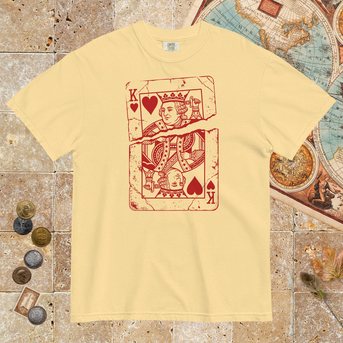 Butter Louis XVI Playing Card - Premium Tee - history buff gift by HistoHead