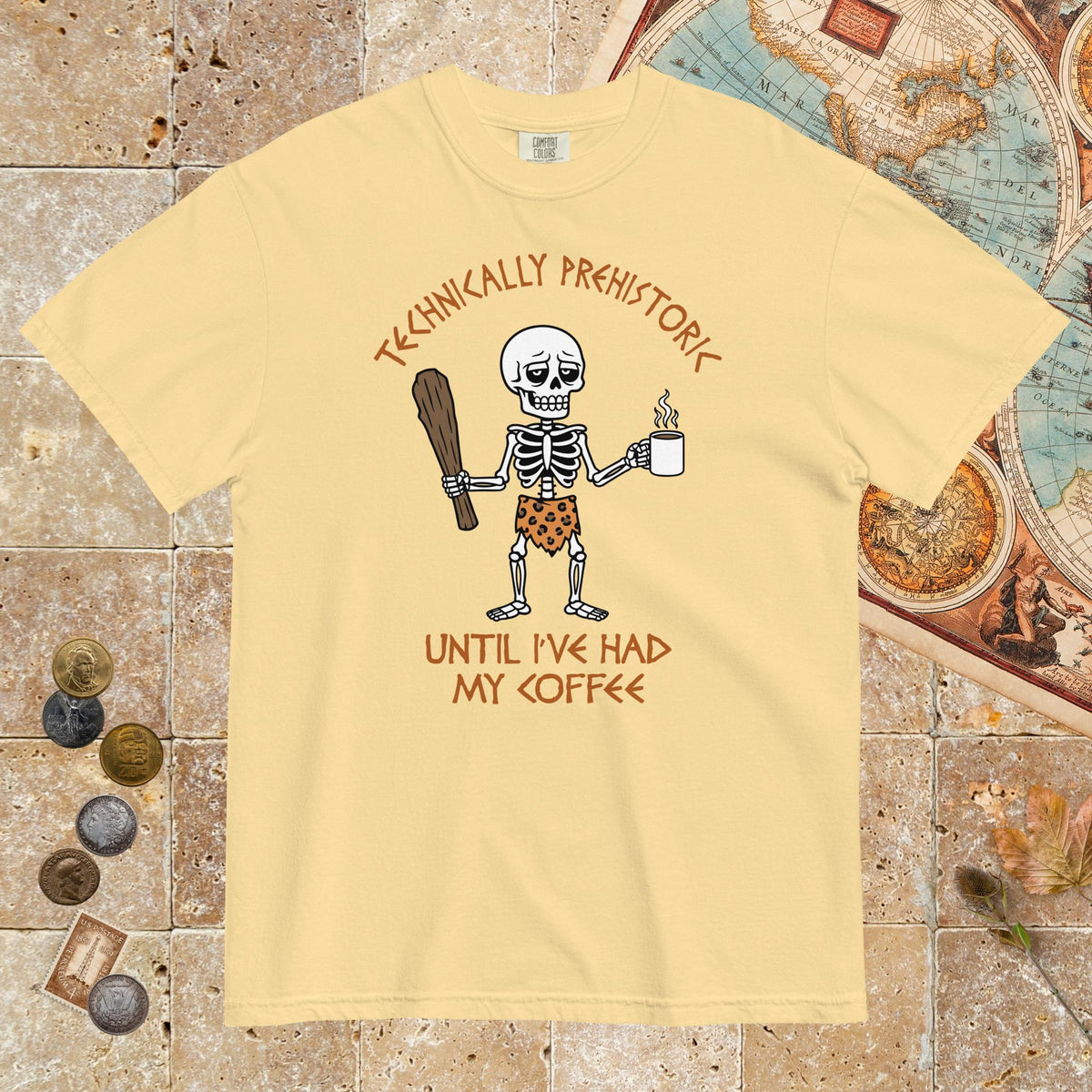 Butter Until I've Had My Coffee - Premium Tee - history buff gift by HistoHead