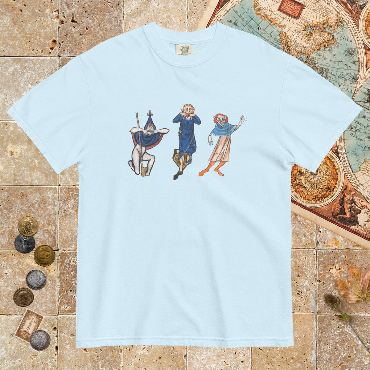 Chambray Medieval Fun Time - Premium Tee - history buff gift by HistoHead