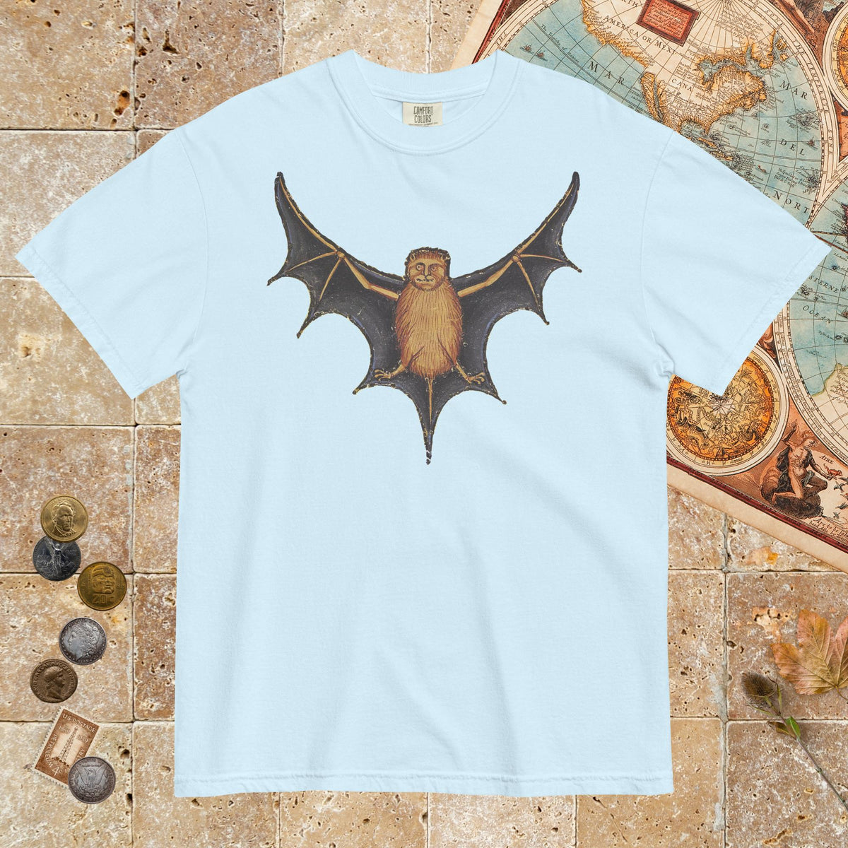 Chambray Weird Medieval Bat - Premium Tee - history buff gift by HistoHead