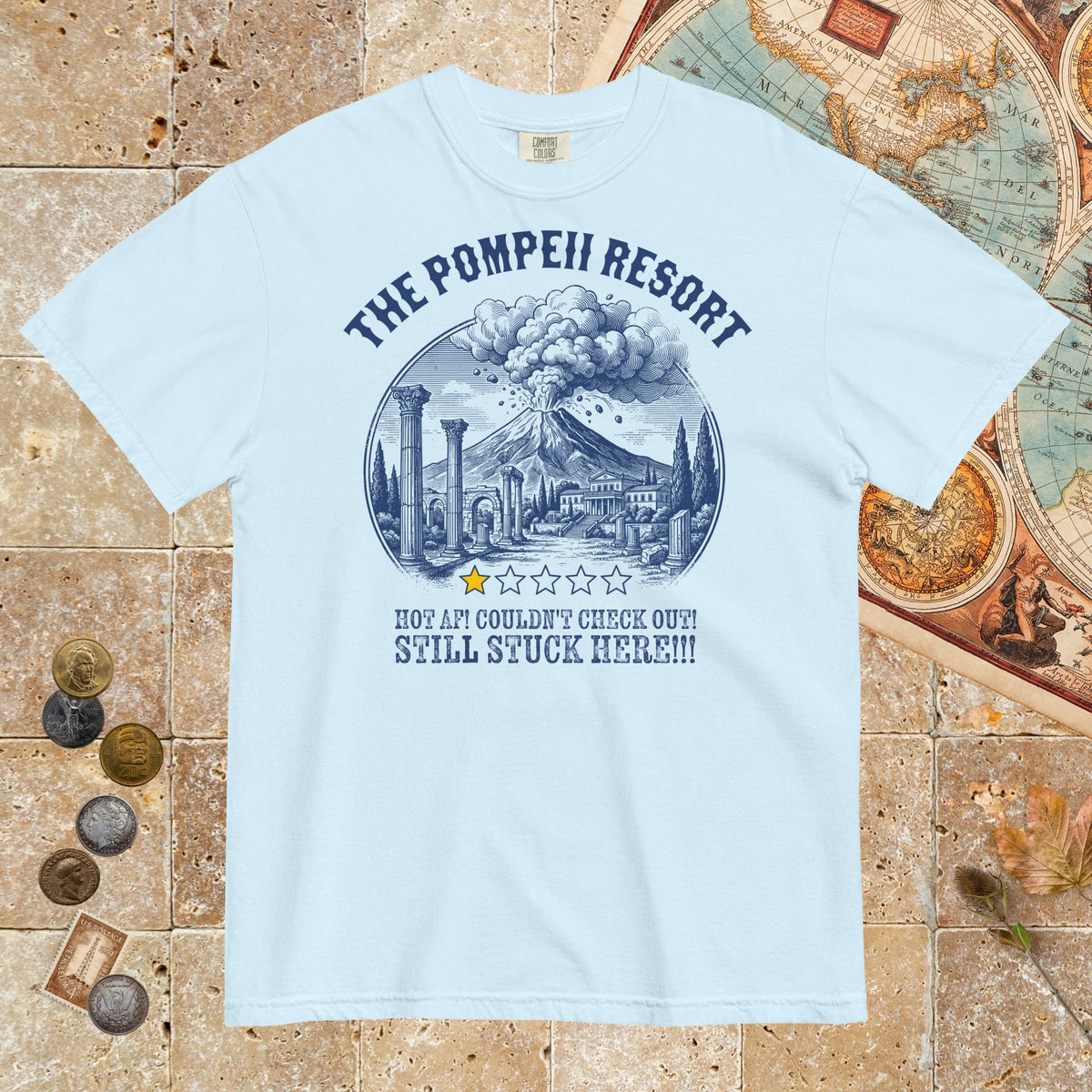 Chambray The Pompeii Resort Review - Premium Tee - history buff gift by HistoHead