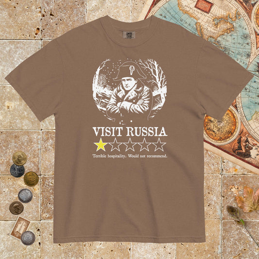 Espresso Napoleon Visit Russia Review - Premium Tee - history buff gift by HistoHead