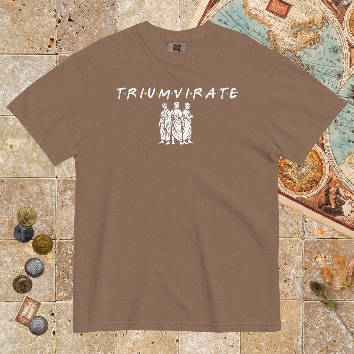 Espresso First Triumvirate - Premium Tee - history buff gift by HistoHead