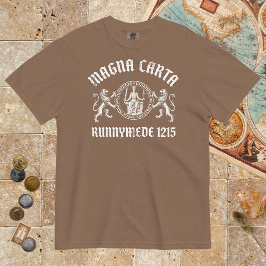 Espresso Magna Carta King John Seal - Premium Tee - history buff gift by HistoHead