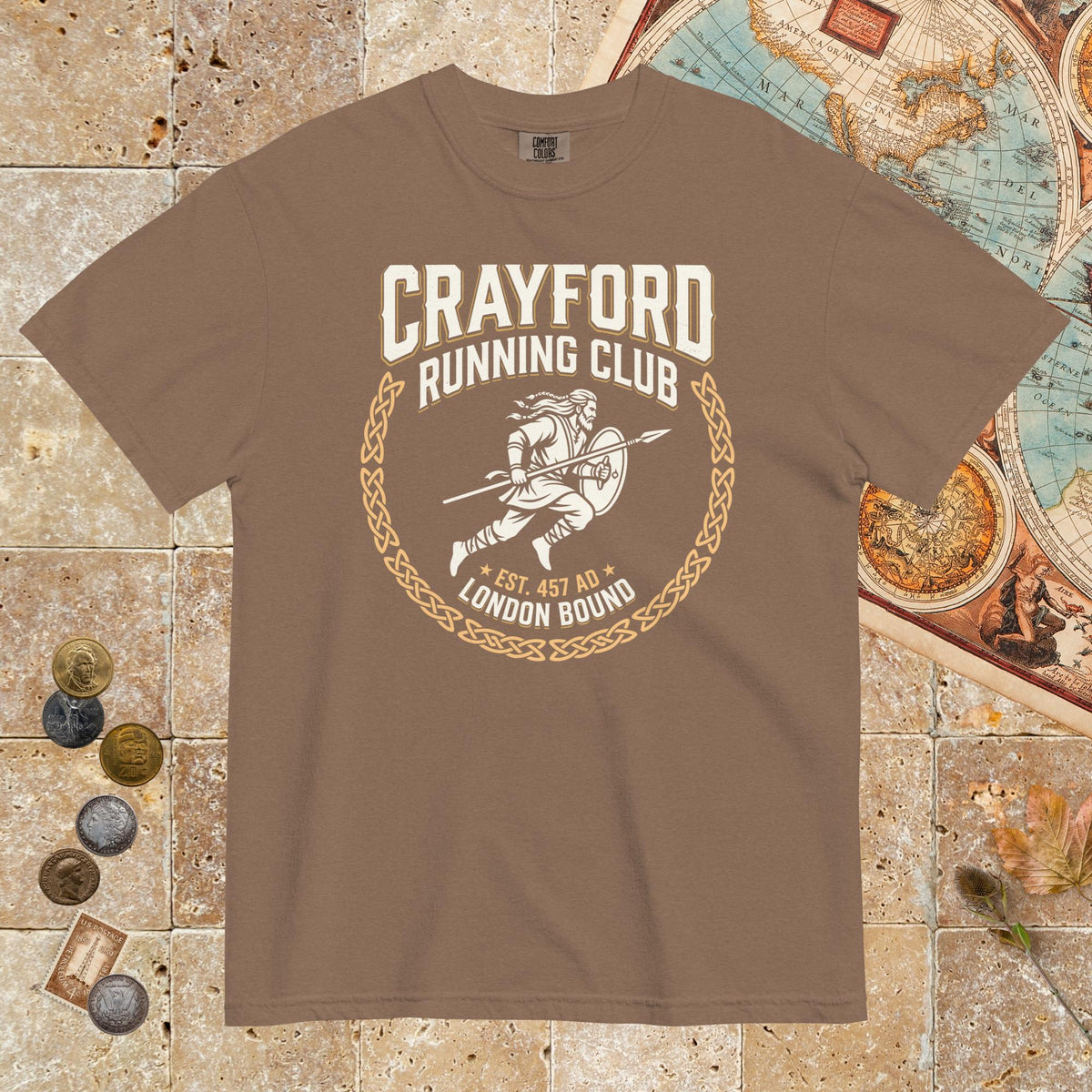 Espresso Crayford Running Club - Premium Tee - history buff gift by HistoHead