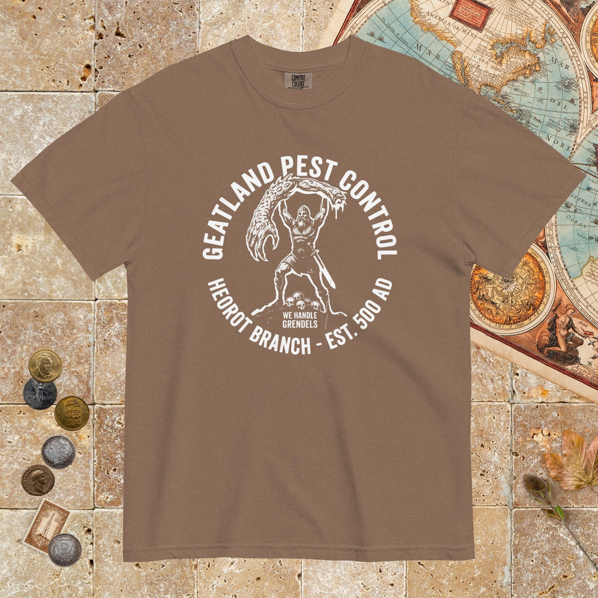 Espresso Geatland Pest Control - Premium Tee - history buff gift by HistoHead