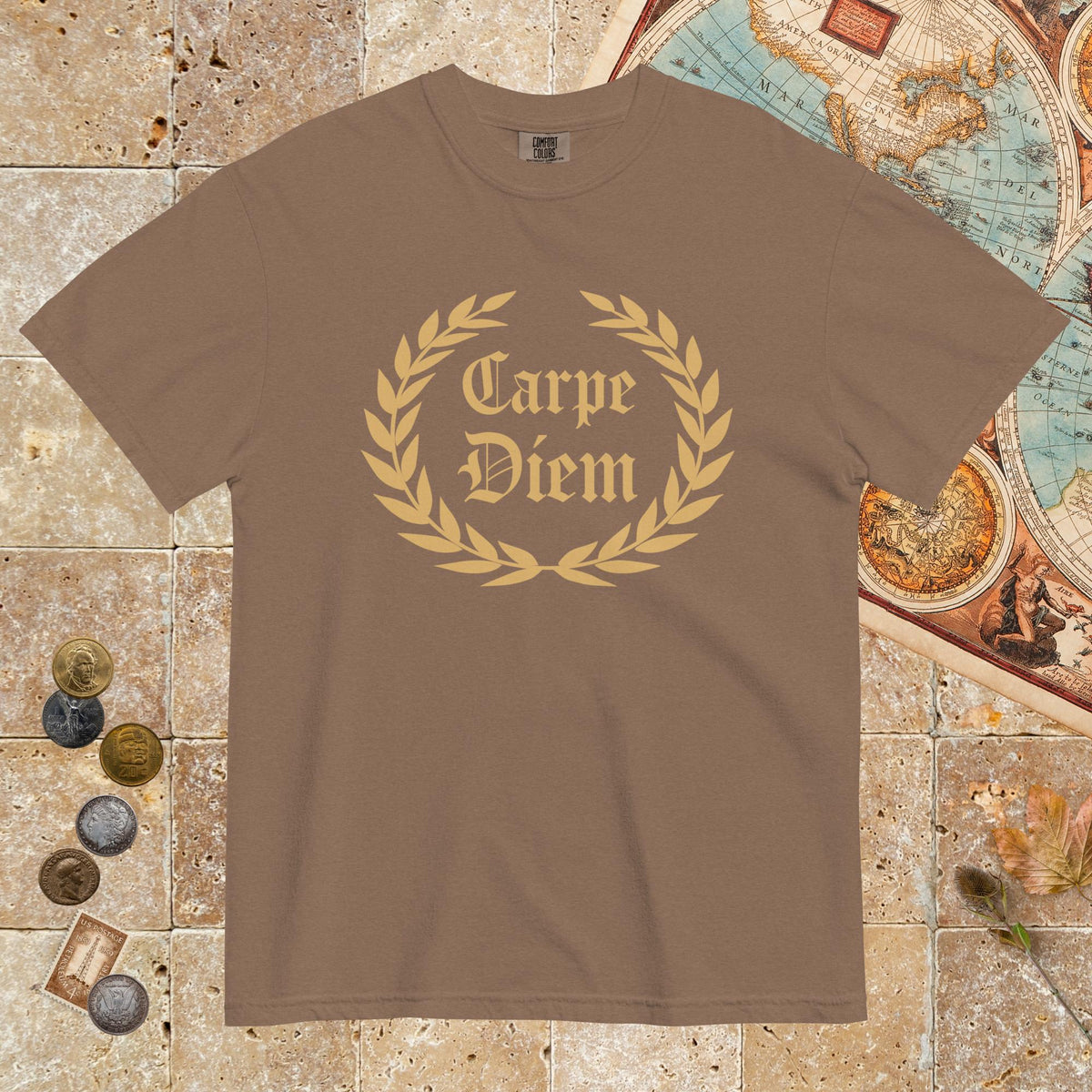 Espresso Carpe Diem - Premium Tee - history buff gift by HistoHead