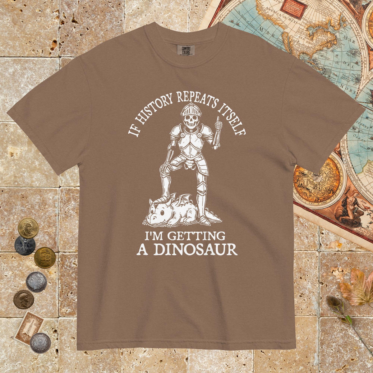 Espresso I'm Getting a Dinosaur - Premium Tee - history buff gift by HistoHead
