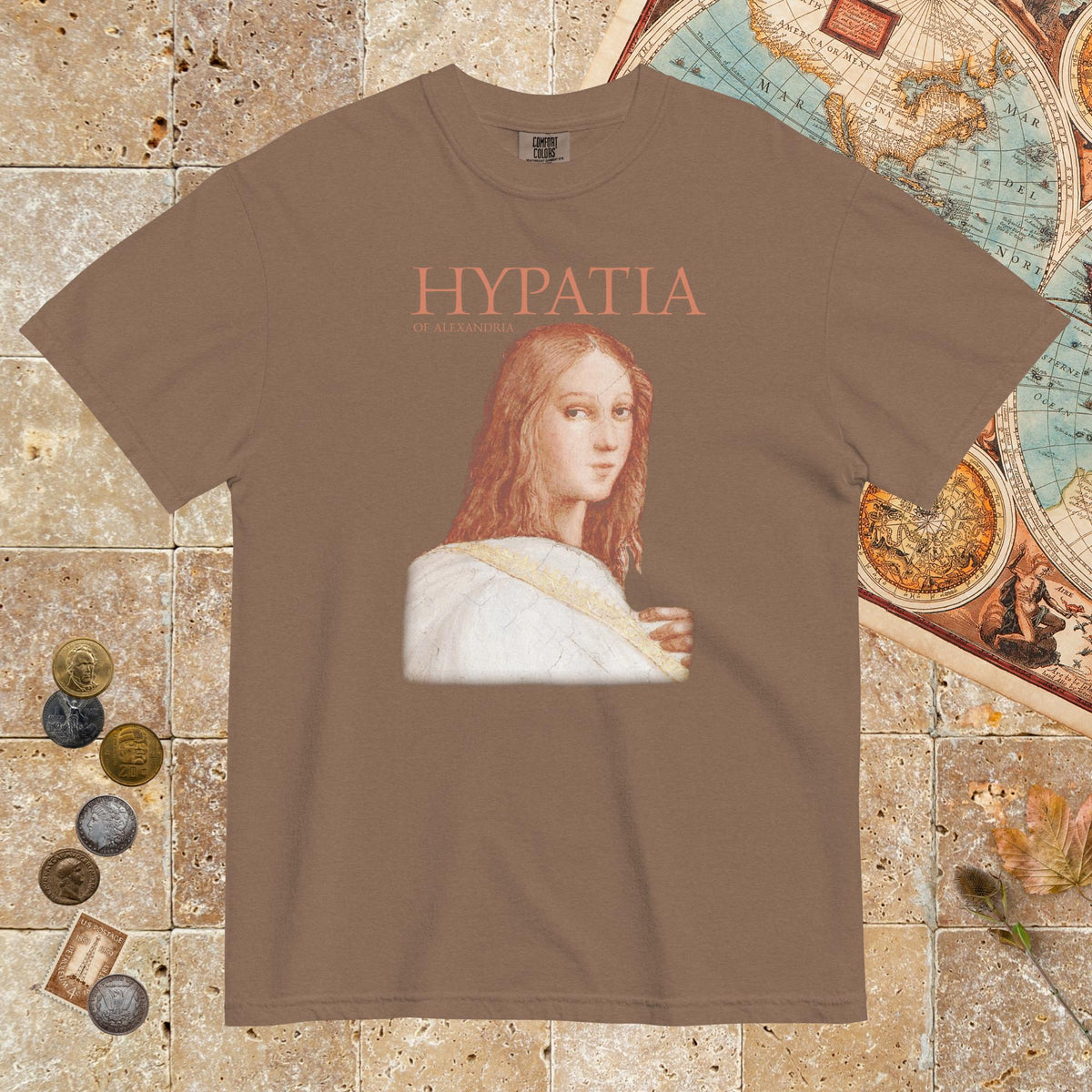 Espresso Hypatia of Alexandria - Premium Tee - history buff gift by HistoHead