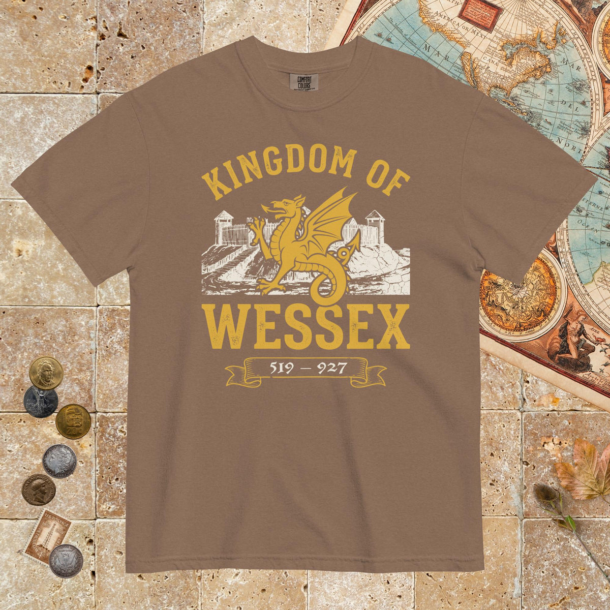 Espresso Kingdom of Wessex - Premium Tee - history buff gift by HistoHead