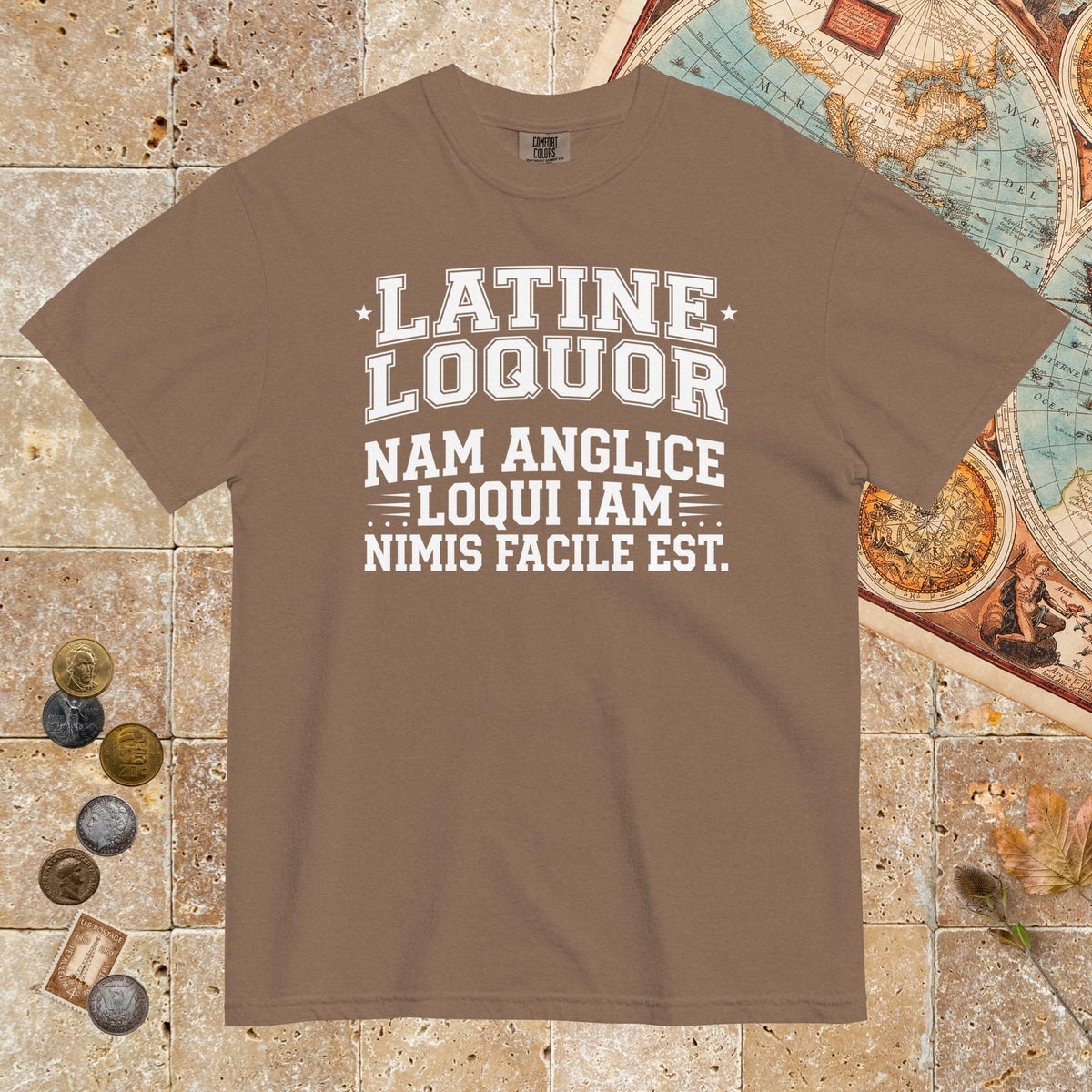 Espresso I Speak Latin Because English Is Too Easy Now - Premium Tee - history buff gift by HistoHead