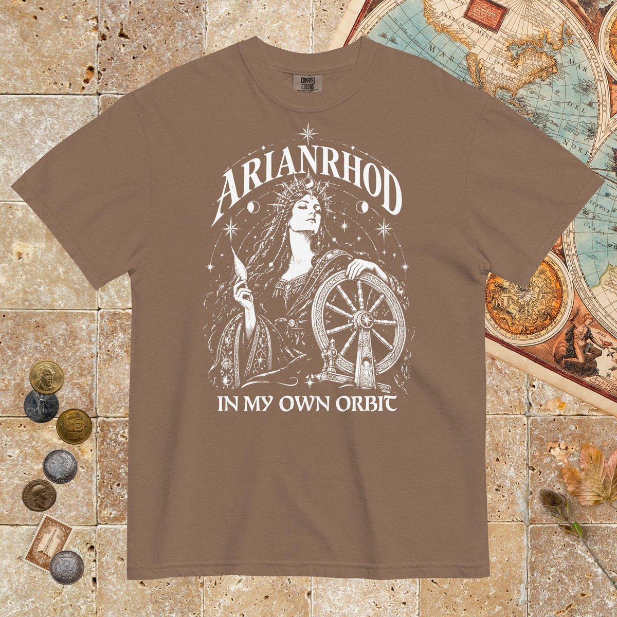 Espresso Arianrhod In My Own Orbit - Premium Tee - history buff gift by HistoHead