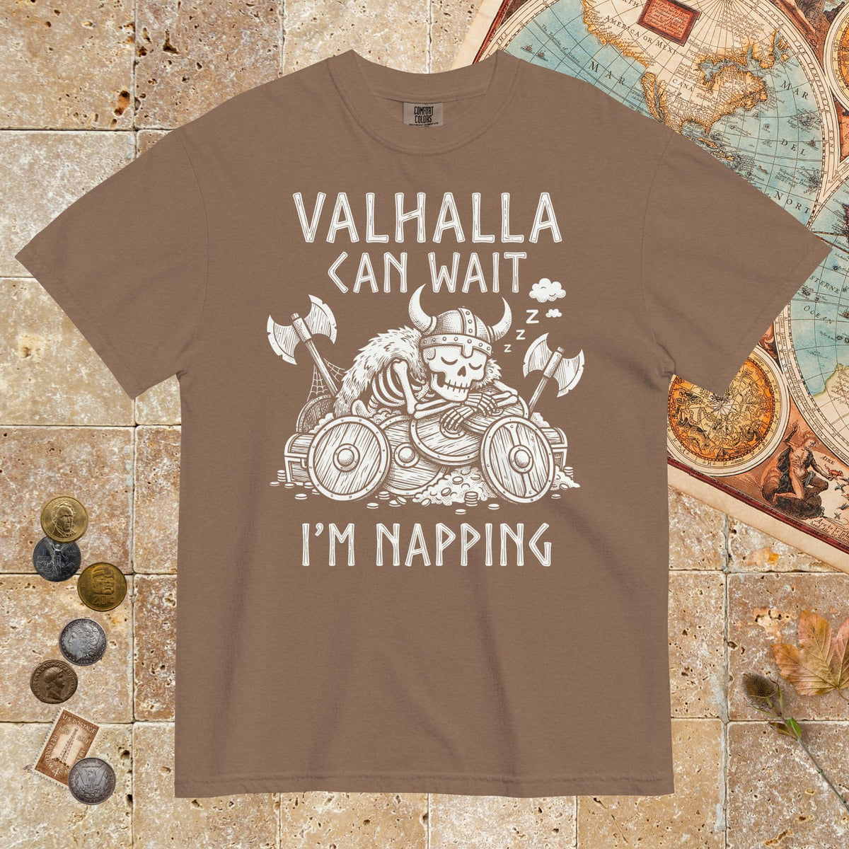 Espresso Valhalla Can Wait - Premium Tee - history buff gift by HistoHead