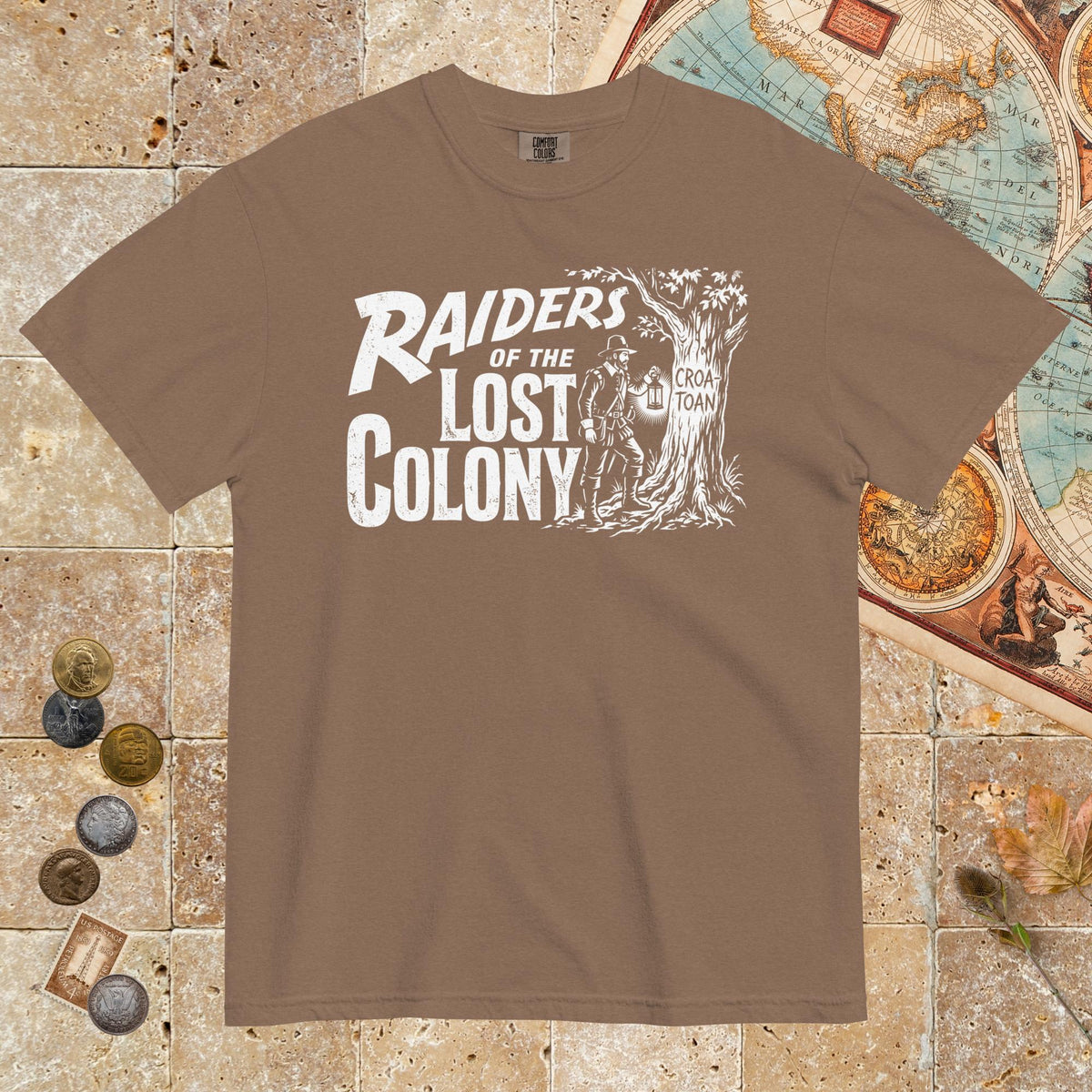 Espresso Raiders of the Lost Colony - Premium Tee - history buff gift by HistoHead