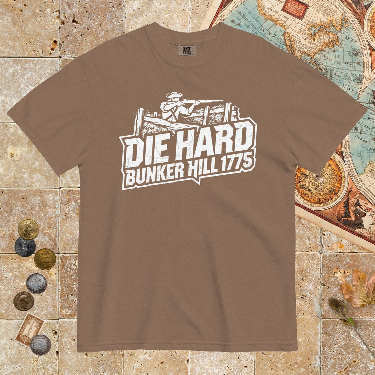 Espresso Die Hard Bunker Hill 1775 - Premium Tee - history buff gift by HistoHead