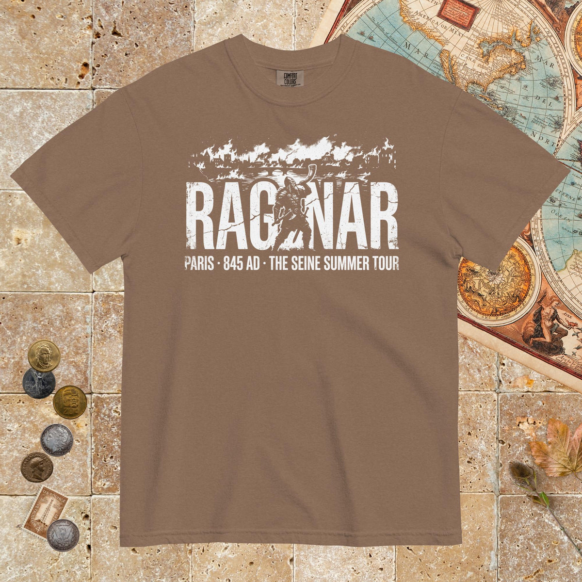 Espresso Ragnar The Seine Summer Tour - Premium Tee - history buff gift by HistoHead