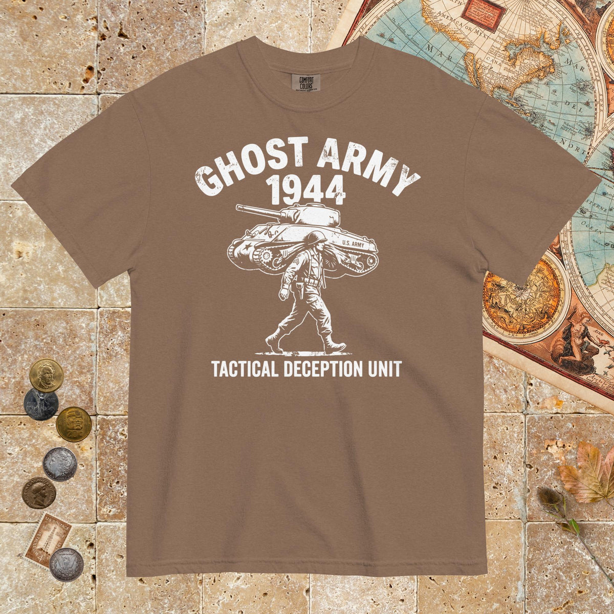 Espresso Ghost Army - Premium Tee - history buff gift by HistoHead