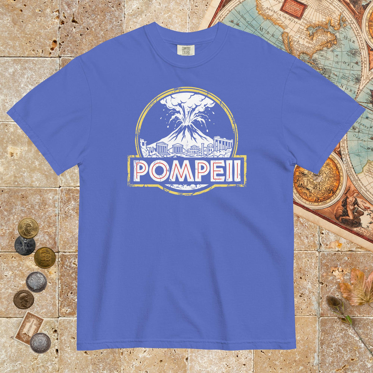 Flo Blue Pompeii - Premium Tee - history buff gift by HistoHead