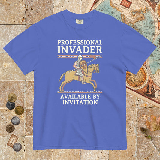 Flo Blue Professional Invader - Premium Tee - history buff gift by HistoHead