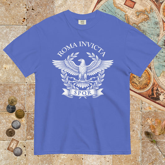 Flo Blue Roma Invicta - Premium Tee - history buff gift by HistoHead