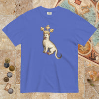 Flo Blue Medieval Cat King - Premium Tee - history buff gift by HistoHead