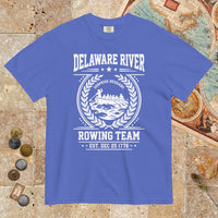 Flo Blue Delaware River Rowing Team - Premium Tee - history buff gift by HistoHead