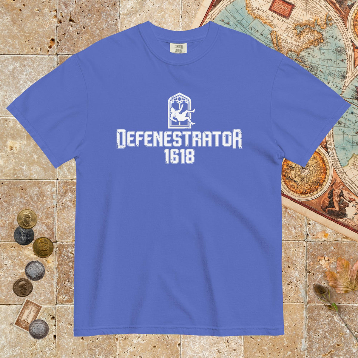 Flo Blue Defenestrator - Premium Tee - history buff gift by HistoHead