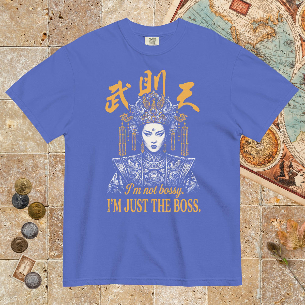 Flo Blue Wu Zetian I'm Not Bossy - Premium Tee - history buff gift by HistoHead