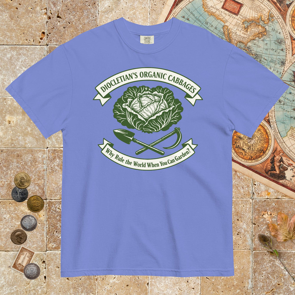 Flo Blue Diocletian's Cabbage - Premium Tee - history buff gift by HistoHead