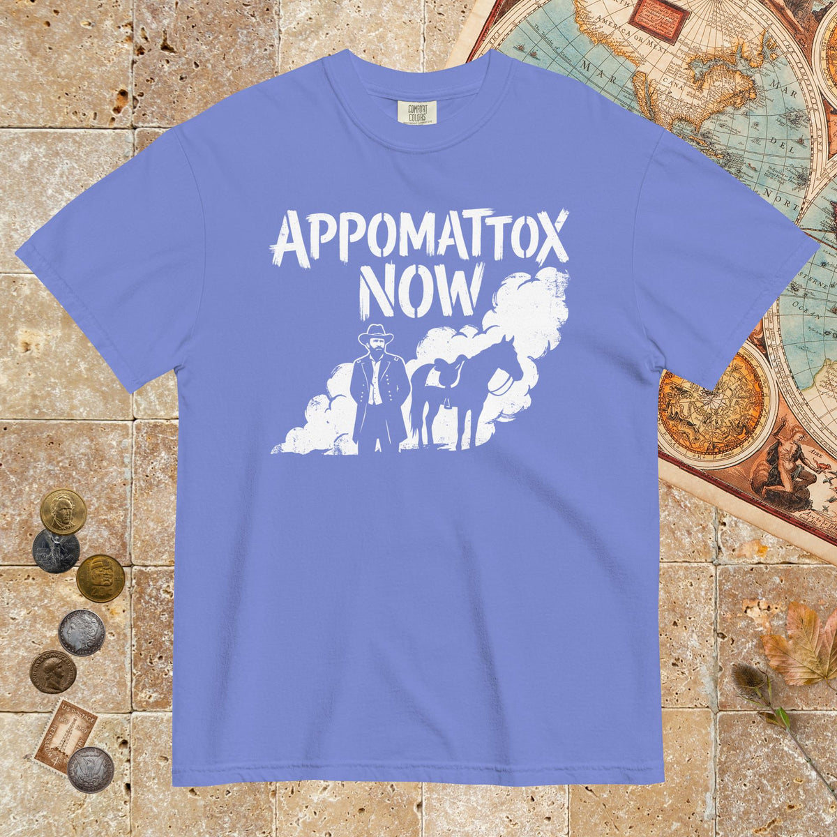 Flo Blue Appomattox Now - Premium Tee - history buff gift by HistoHead