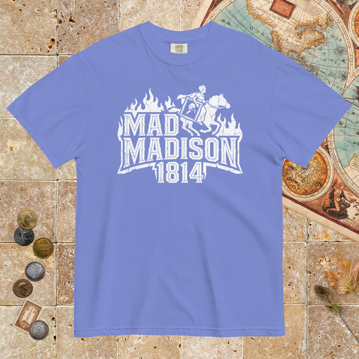 Flo Blue Mad Madison - Premium Tee - history buff gift by HistoHead