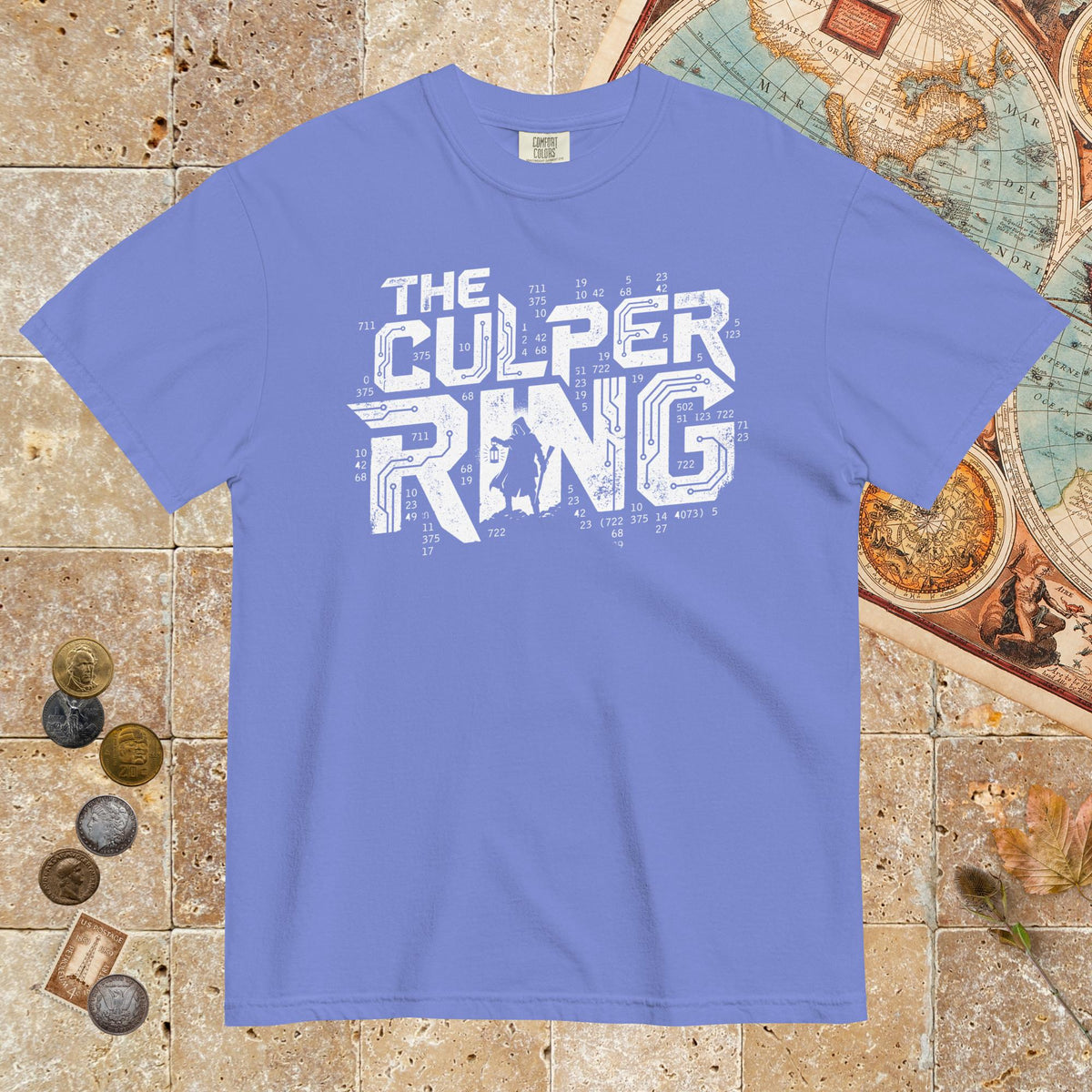 Flo Blue The Culper Ring - Premium Tee - history buff gift by HistoHead