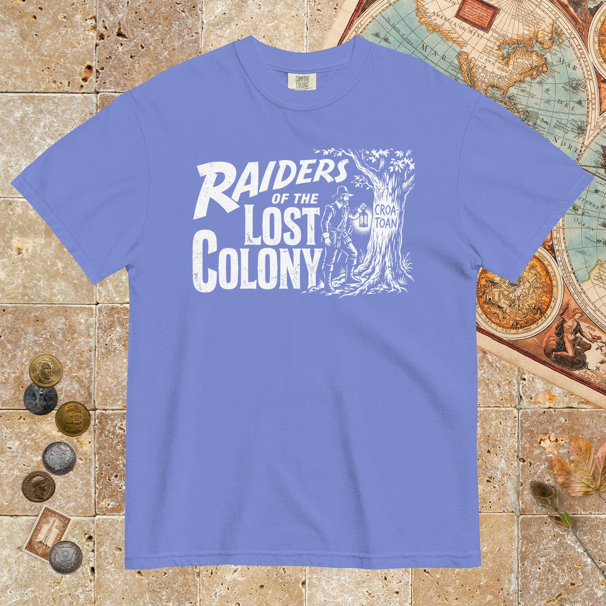 Flo Blue Raiders of the Lost Colony - Premium Tee - history buff gift by HistoHead