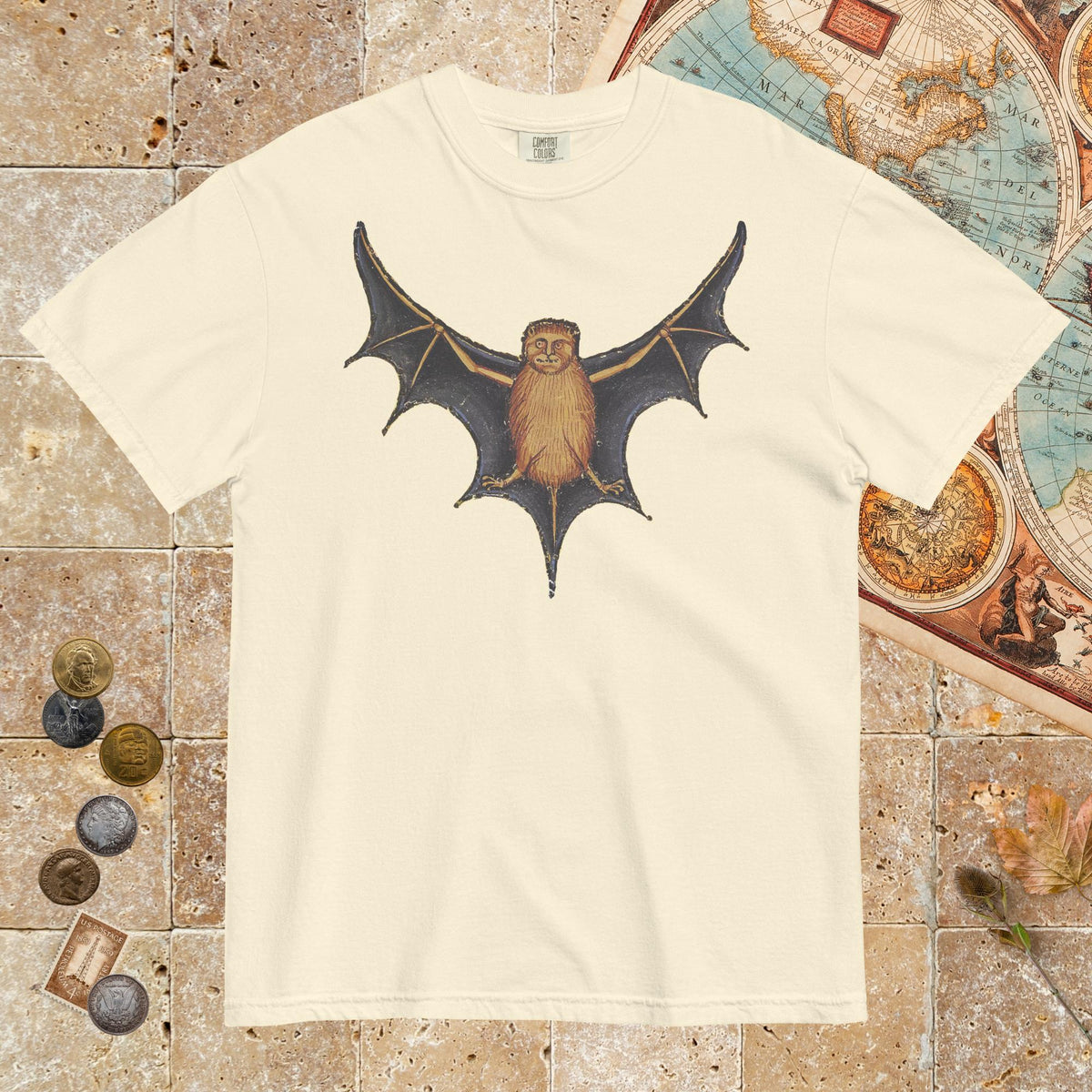 Ivory Weird Medieval Bat - Premium Tee - history buff gift by HistoHead