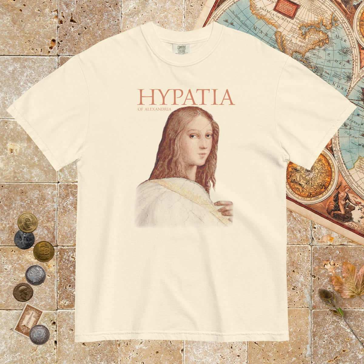 Ivory Hypatia of Alexandria - Premium Tee - history buff gift by HistoHead