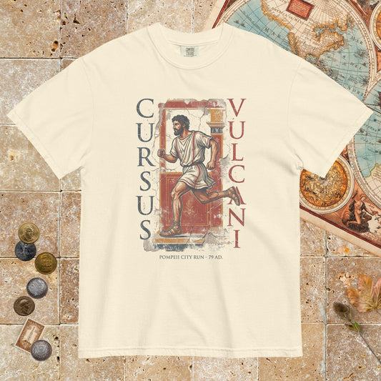 Ivory Pompeii Cursus Vulcani - Premium Tee - history buff gift by HistoHead