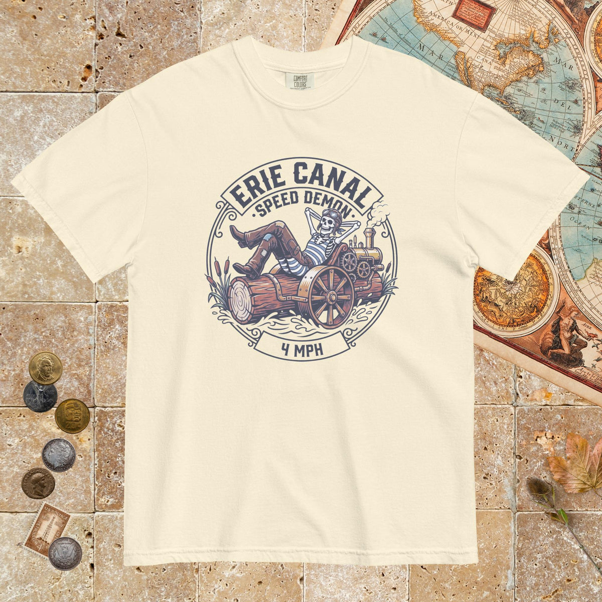 Ivory Erie Canal Speed Demon - Premium Tee - history buff gift by HistoHead