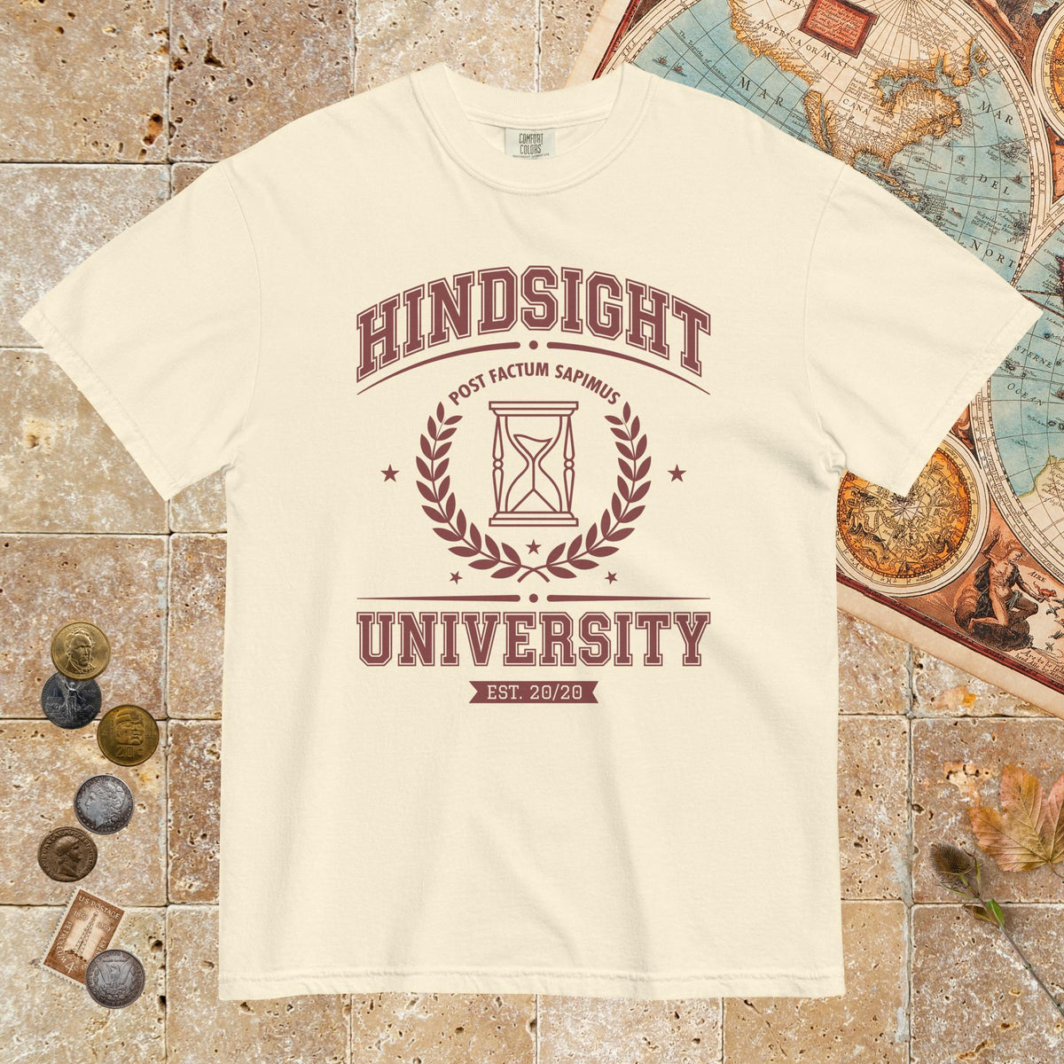 Ivory Hindsight University - Premium Tee - history buff gift by HistoHead