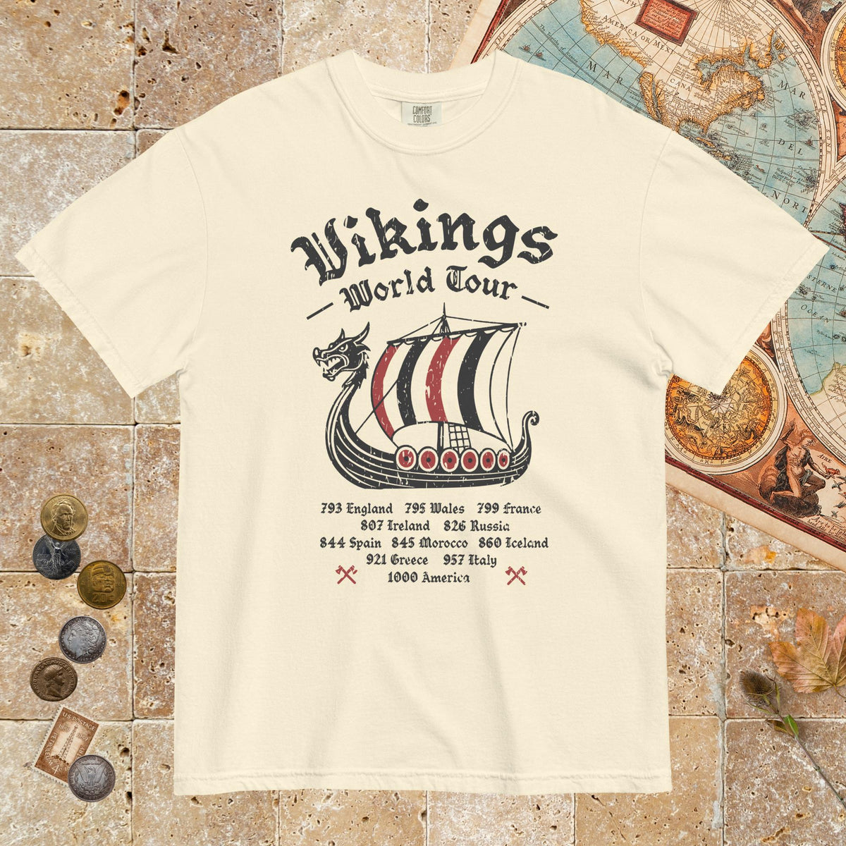 Ivory Vikings World Tour - Premium Tee - history buff gift by HistoHead