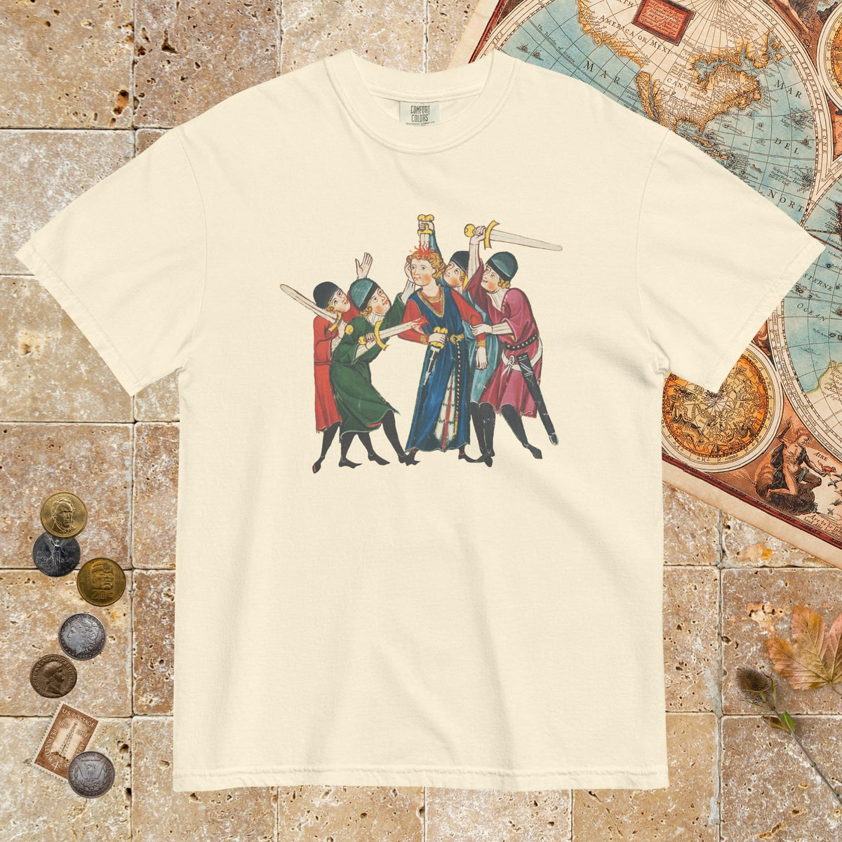 Ivory Medieval Positivity - Premium Tee - history buff gift by HistoHead