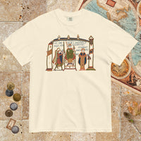 Ivory Here Sits Throned Harold King of the English Bayeux Tapestry - Premium Tee - history buff gift by HistoHead