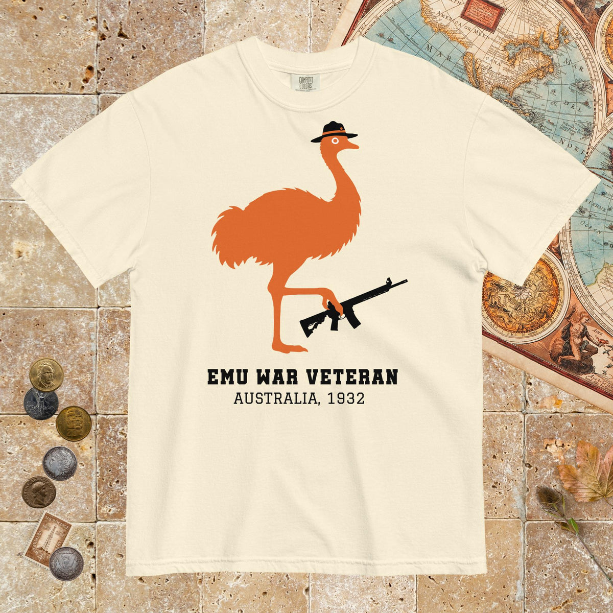 Ivory Emu War Veteran - Premium Tee - history buff gift by HistoHead