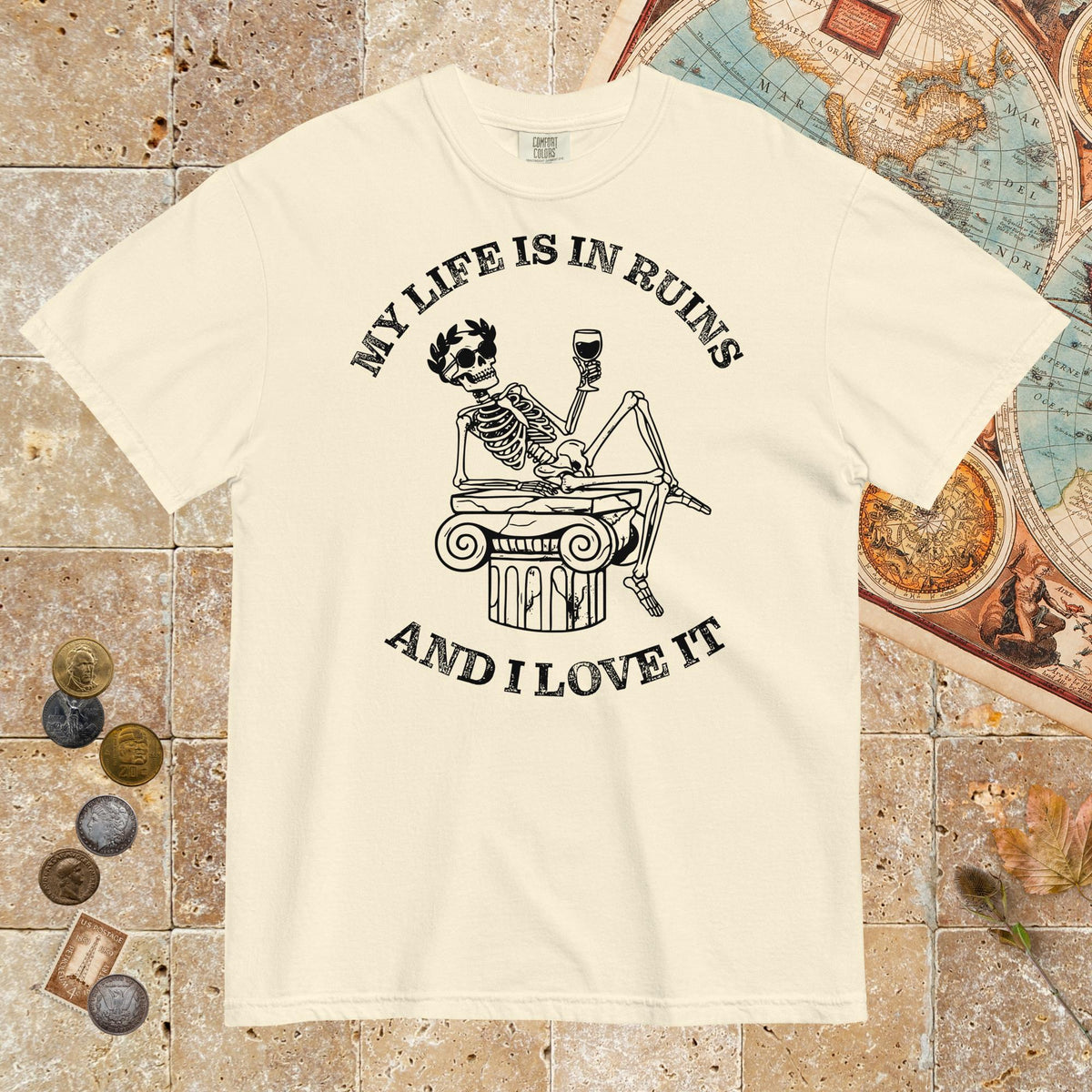 Ivory My Life is in Ruins - Premium Tee - history buff gift by HistoHead