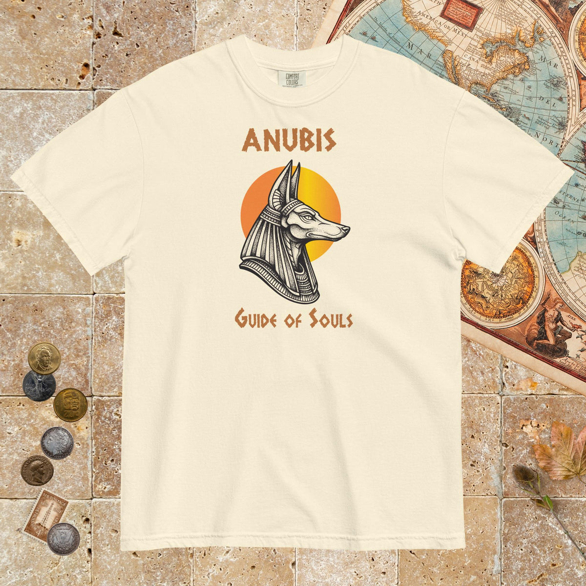 Ivory Anubis Guide of Souls - Premium Tee - history buff gift by HistoHead
