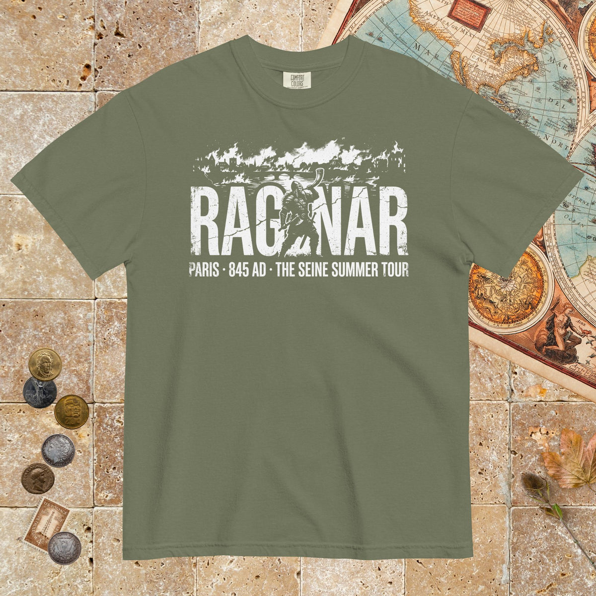 Moss Ragnar The Seine Summer Tour - Premium Tee - history buff gift by HistoHead