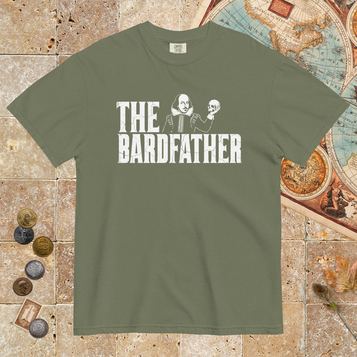 Moss Shakespeare The Bardfather - Premium Tee - history buff gift by HistoHead