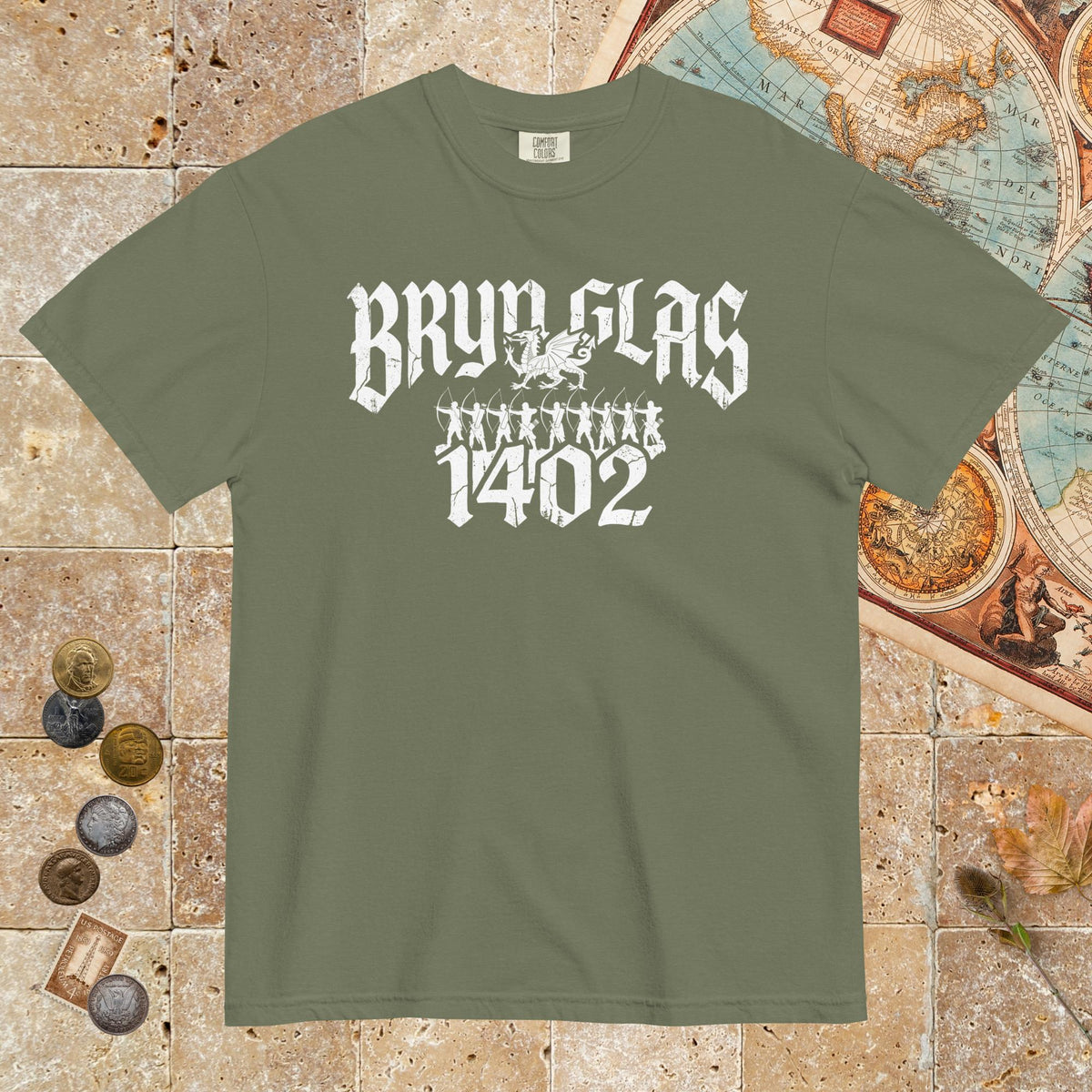 Moss Battle of Bryn Glas 1402 - Premium Tee - history buff gift by HistoHead