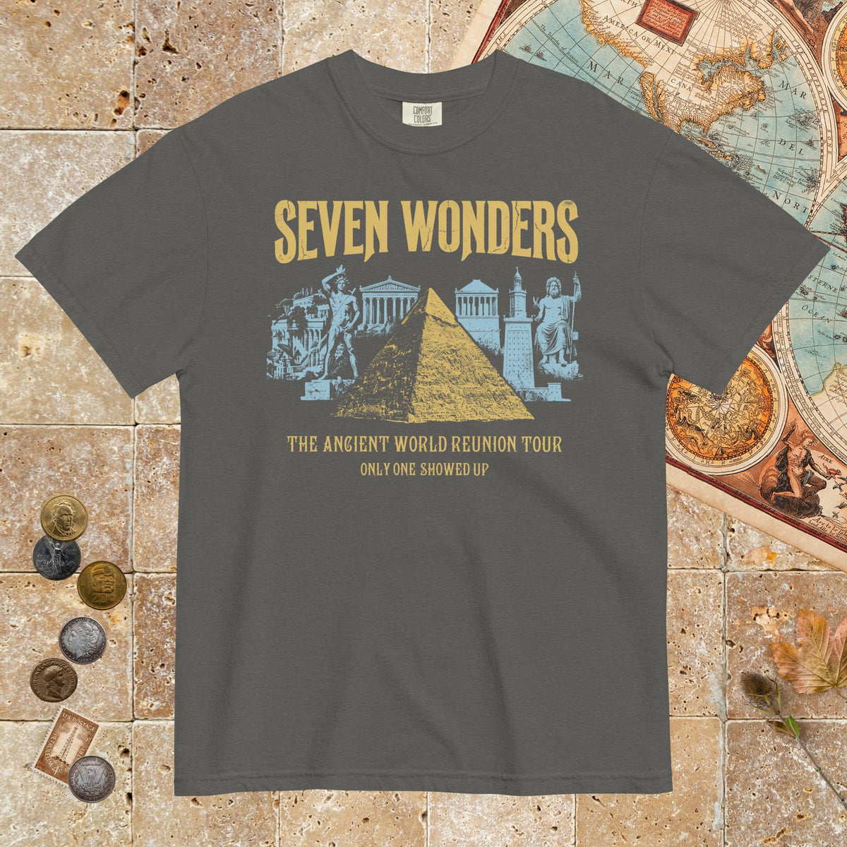 Pepper Seven Wonders Reunion Tour - Premium Tee - history buff gift by HistoHead