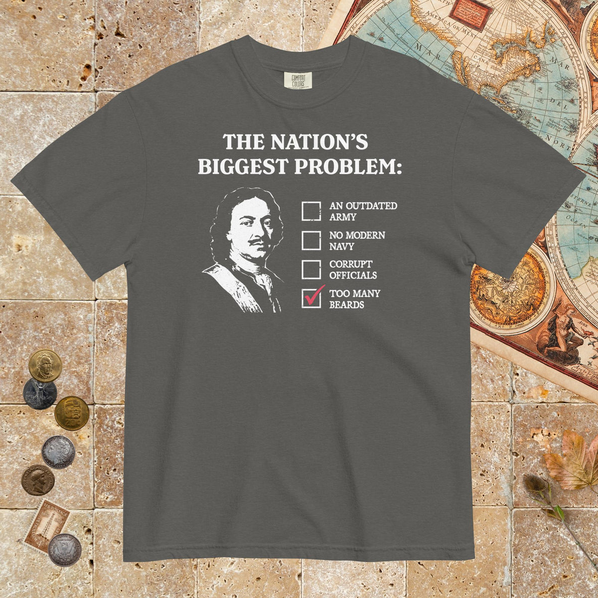 Pepper Peter the Great's Beard Tax - Premium Tee - history buff gift by HistoHead